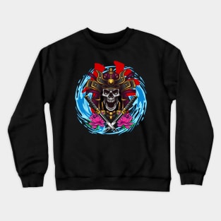 Samurai Skull 03 Crewneck Sweatshirt